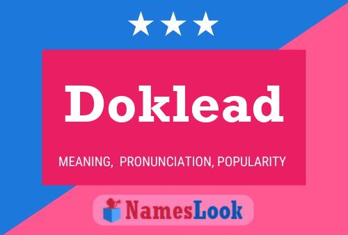 Постер имени Doklead