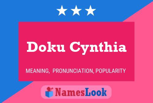 Постер имени Doku Cynthia