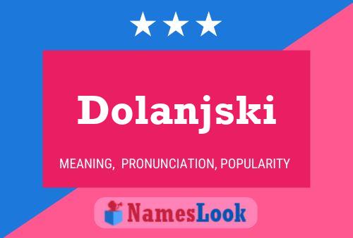 Постер имени Dolanjski