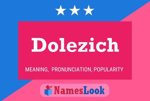 Постер имени Dolezich