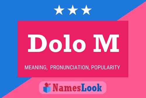 Постер имени Dolo M