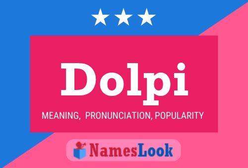 Постер имени Dolpi