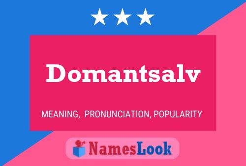 Постер имени Domantsalv