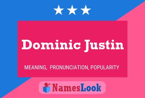 Постер имени Dominic Justin