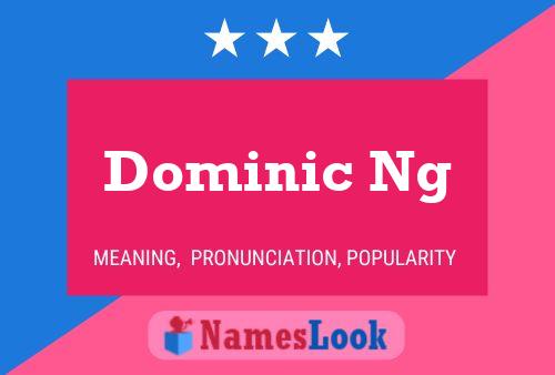 Постер имени Dominic Ng