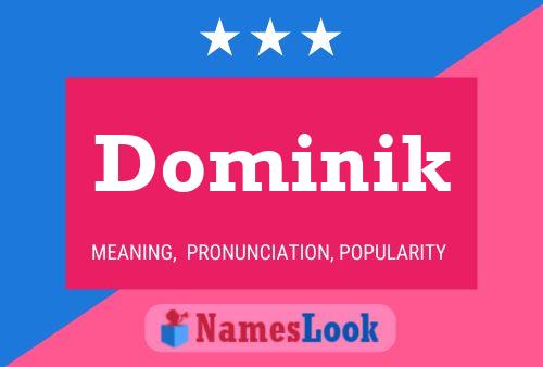 Постер имени Dominik