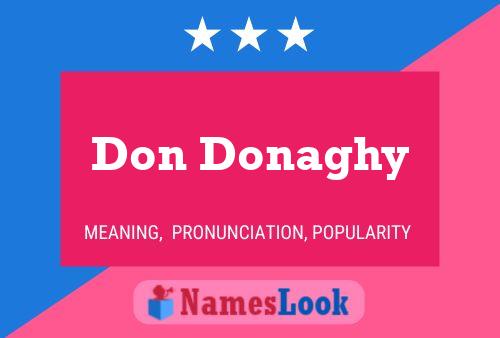 Постер имени Don Donaghy