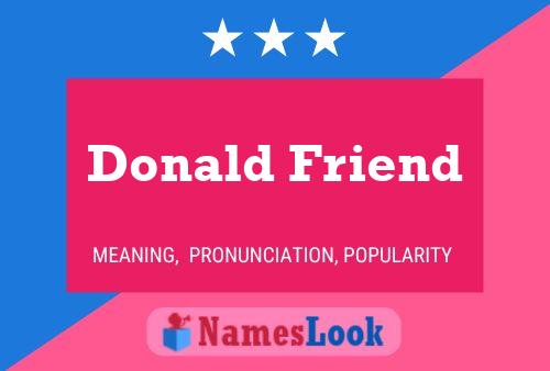 Постер имени Donald Friend