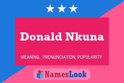 Постер имени Donald Nkuna