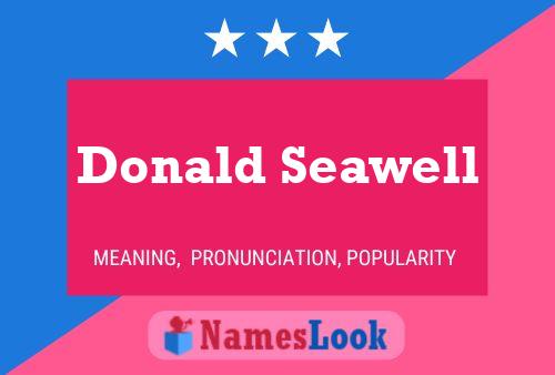 Постер имени Donald Seawell