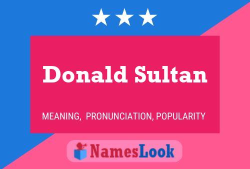 Постер имени Donald Sultan