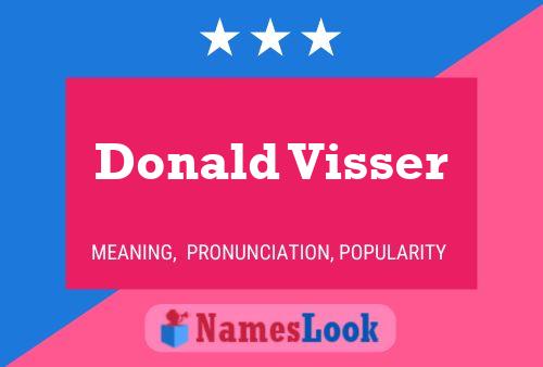 Постер имени Donald Visser