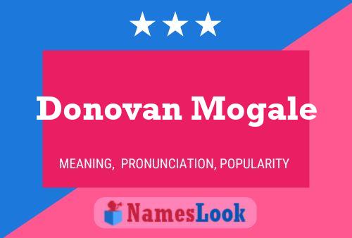 Постер имени Donovan Mogale