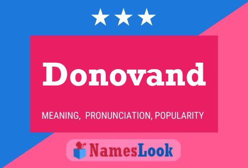 Постер имени Donovand