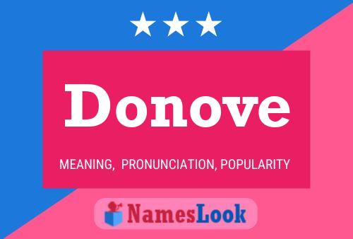 Постер имени Donove