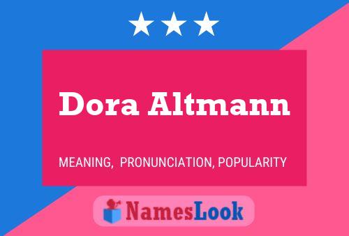 Постер имени Dora Altmann