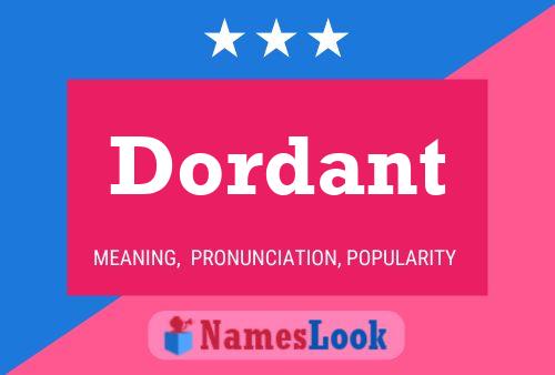 Постер имени Dordant