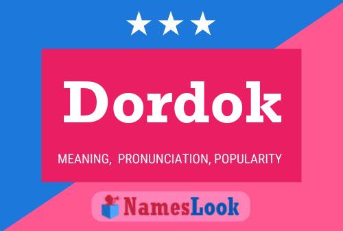 Постер имени Dordok