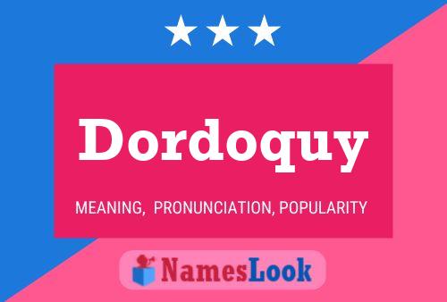 Постер имени Dordoquy