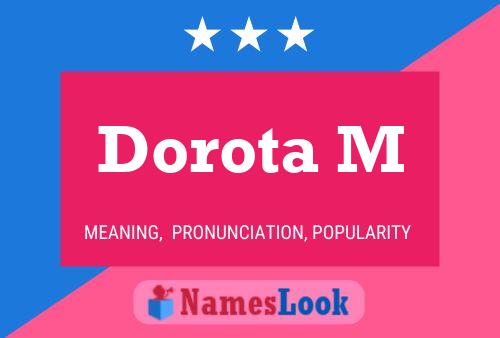 Постер имени Dorota M