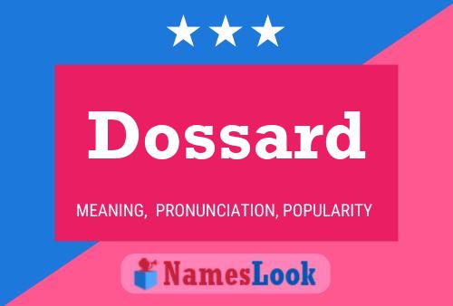 Постер имени Dossard