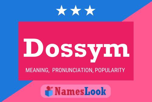 Постер имени Dossym