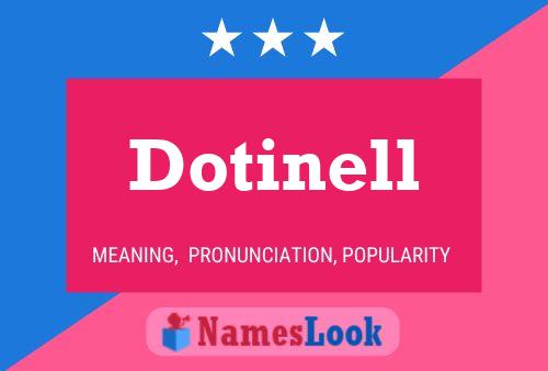 Постер имени Dotinell