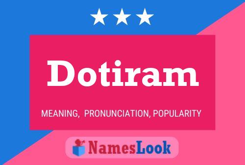 Постер имени Dotiram