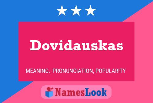 Постер имени Dovidauskas