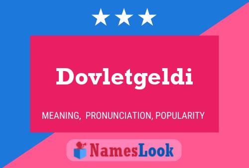 Постер имени Dovletgeldi