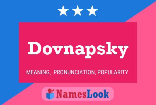 Постер имени Dovnapsky