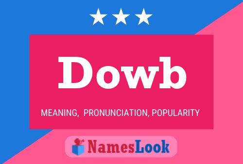 Постер имени Dowb