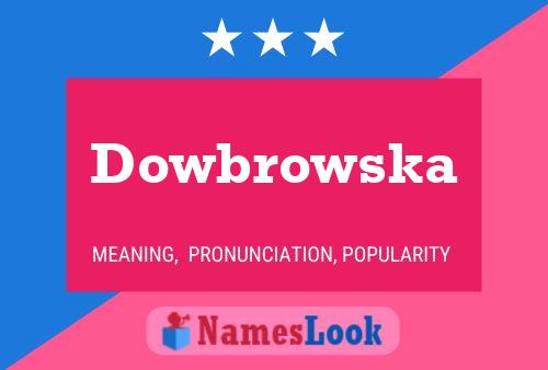 Постер имени Dowbrowska