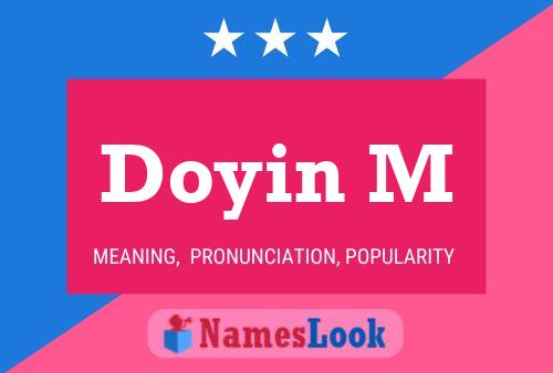 Постер имени Doyin M