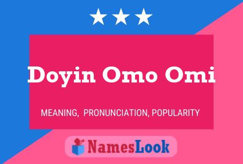 Постер имени Doyin Omo Omi