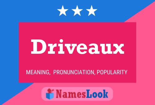 Постер имени Driveaux