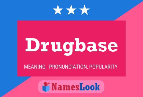 Постер имени Drugbase