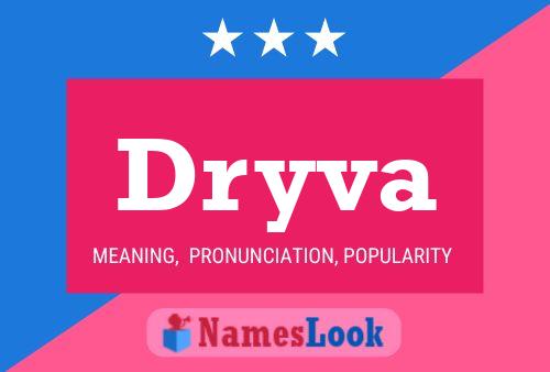 Постер имени Dryva