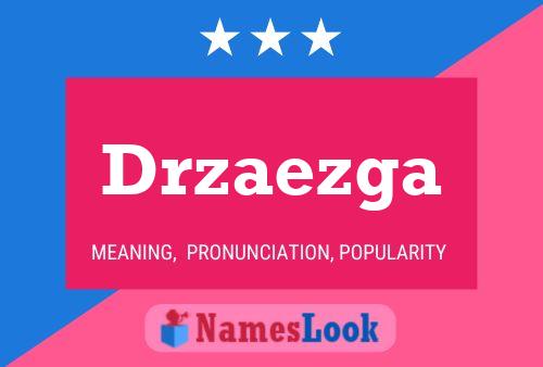 Постер имени Drzaezga