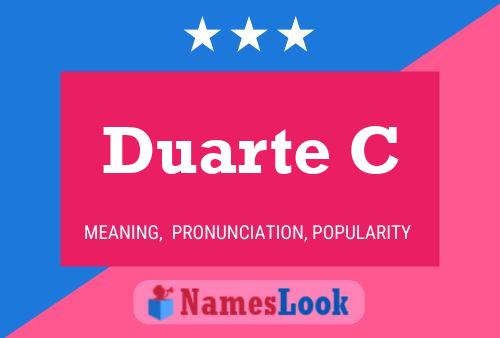 Постер имени Duarte C