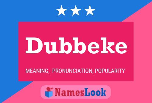 Постер имени Dubbeke