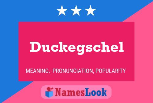 Постер имени Duckegschel