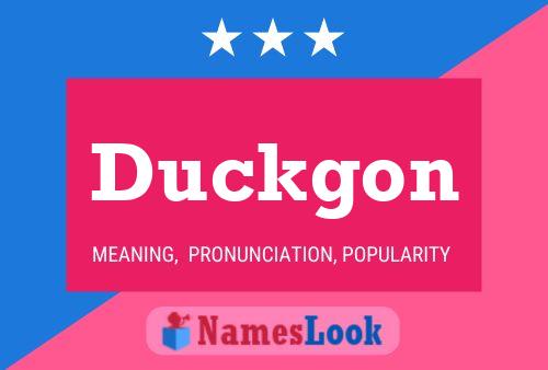 Постер имени Duckgon