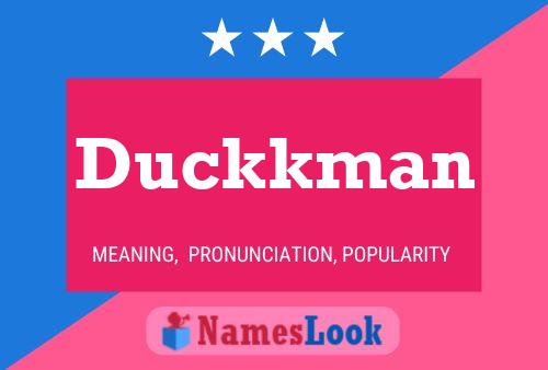 Постер имени Duckkman