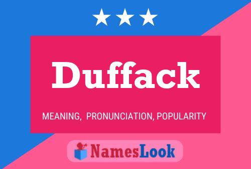 Постер имени Duffack