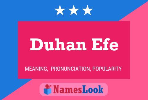 Постер имени Duhan Efe