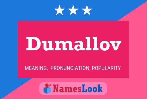 Постер имени Dumallov