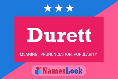 Постер имени Durett