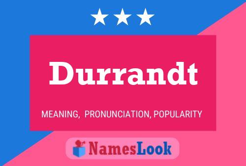 Постер имени Durrandt