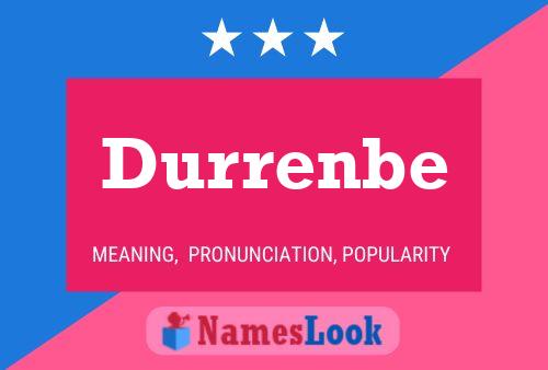 Постер имени Durrenbe